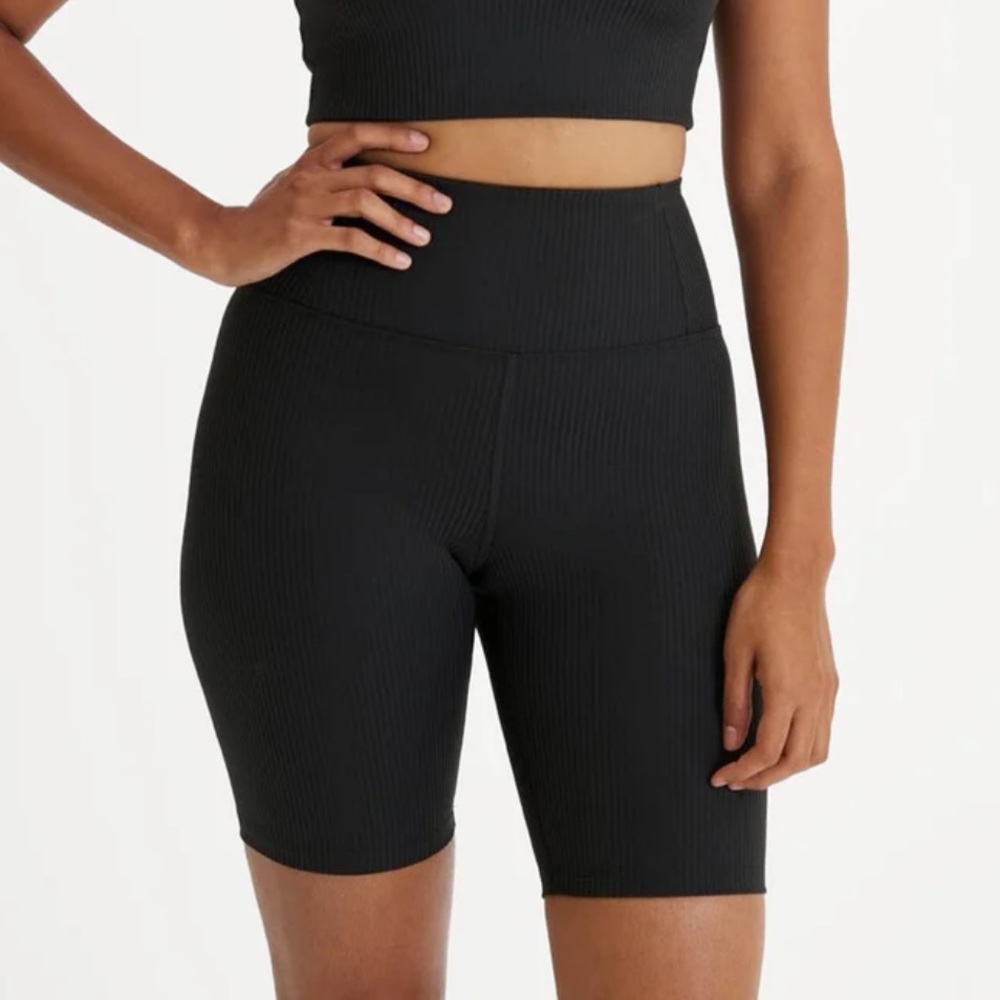 Girlfriend Collective Ribbed Bike Shorts
